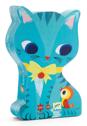 DJECO DJECO Pachat and His Friends Puzzle (24 Pieces) - Silhouette Puzzle, Jigsaw, Cardboard 42989THB26FAECGS_1