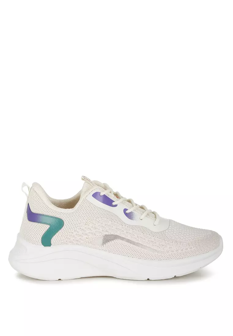 Discount on London Rag  shoes - SKU: Contrasting Detail Lace-Up Sneakers in Beige