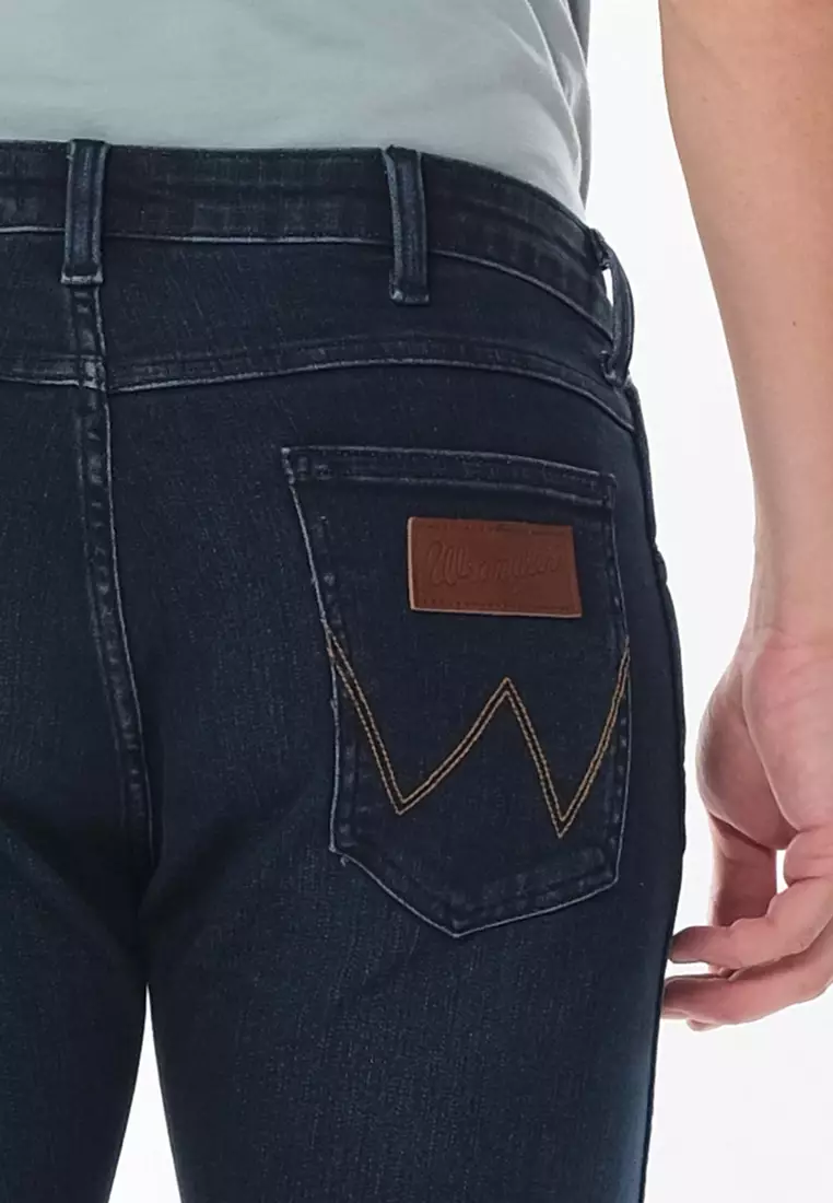 Larston Skinny Denim Jeans for Men in Sapphire Stone Color