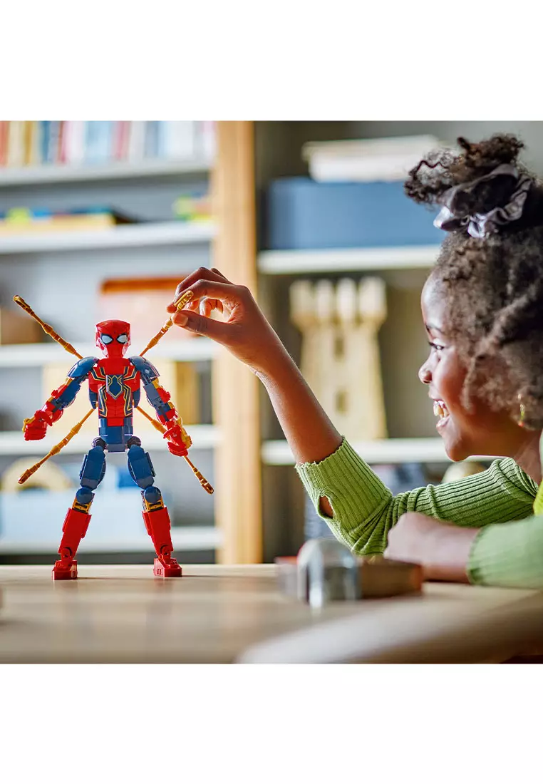 Super Heroes 76298 Iron Spider-Man Construction Figure, Age 8+, Building Blocks, 2024 (303pcs)