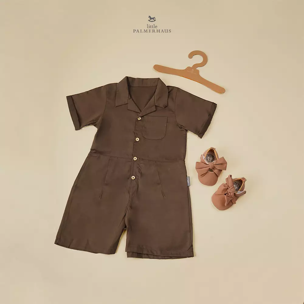 Little Palmerhaus - Holy Playsuit (Jumpsuit anak) Rio Red