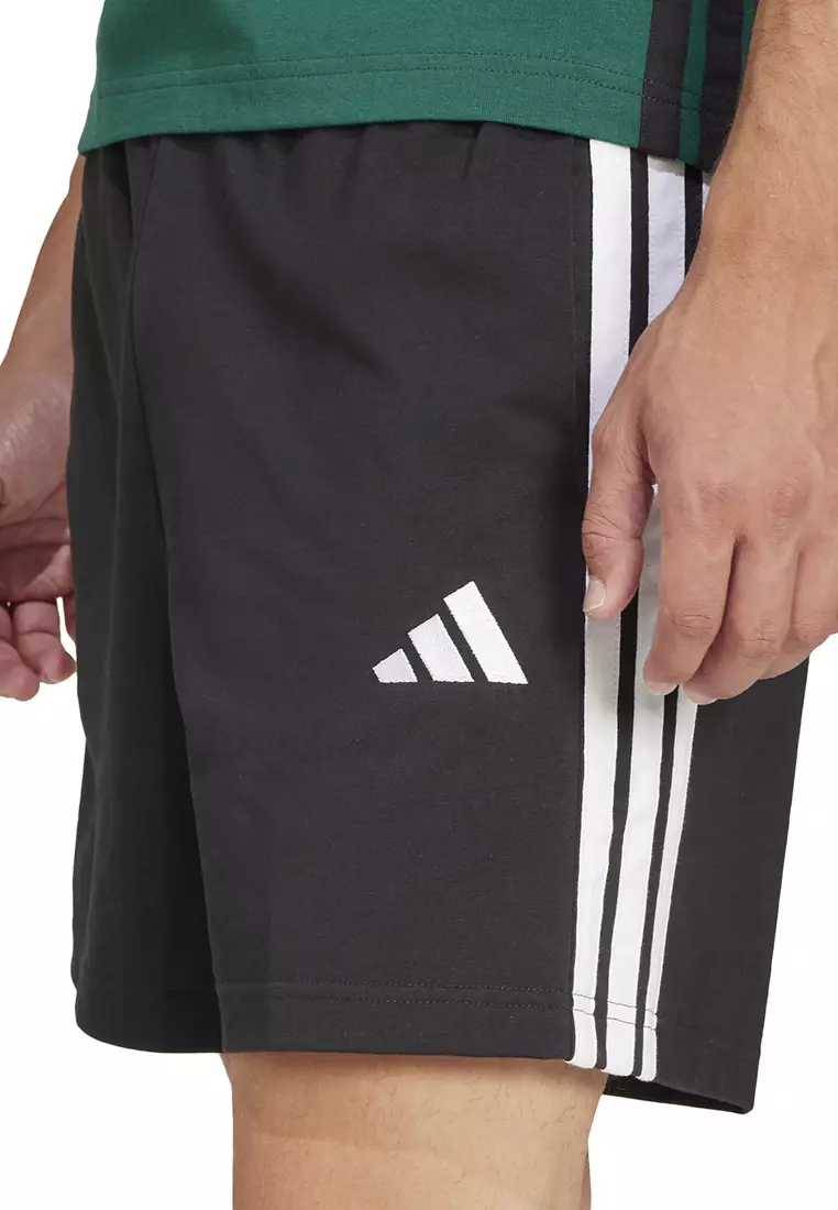 Essentials 3-Stripes Single Jersey Shorts 7-Inch