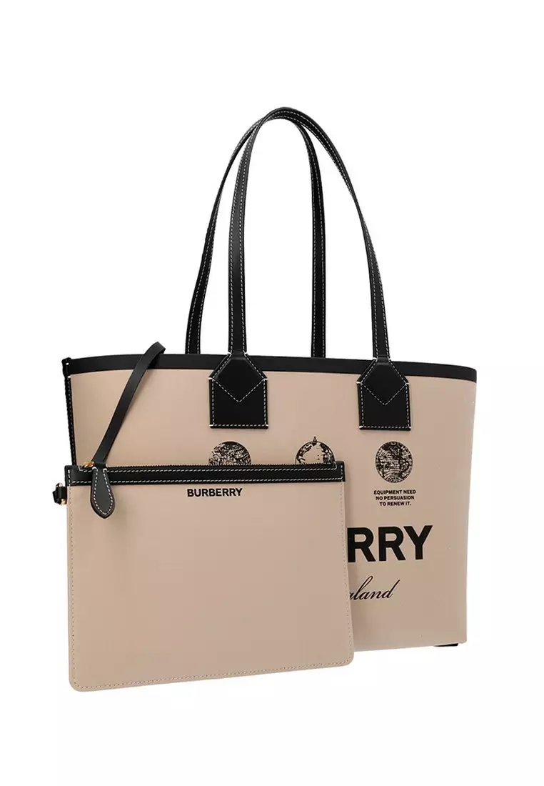 Burberry logo hot sale bag