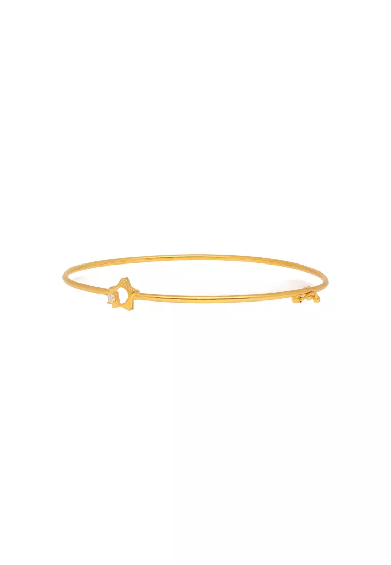 Gold deals star bangle