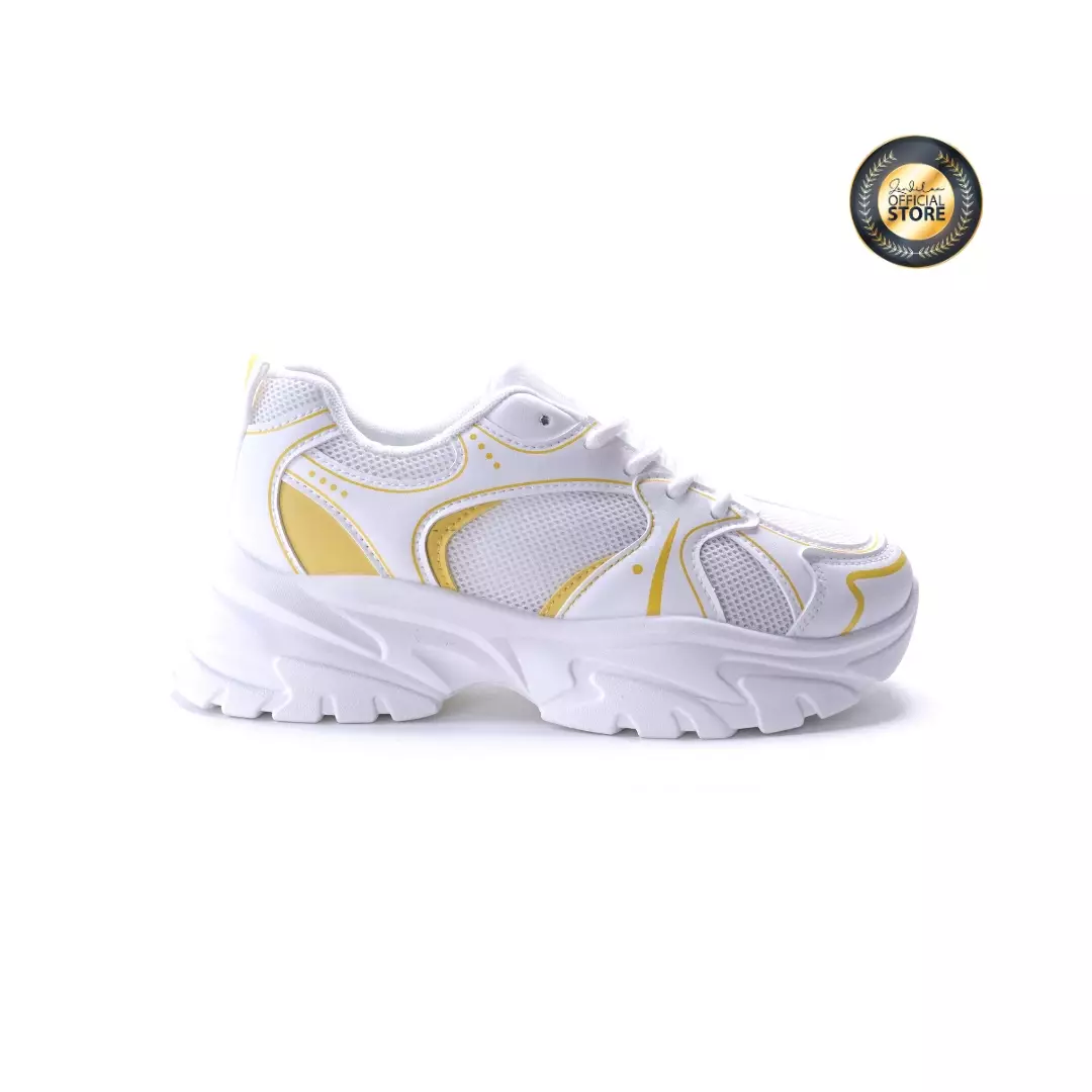 LEV - SEPATU WANITA DEWASA CH241385WD - PUTIH/KUNING