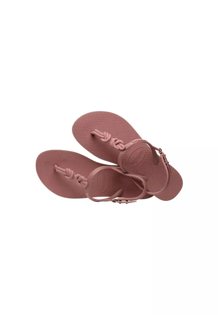 Women Twist Plus Sandals - Crocus Rose