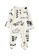 Nike beige Nike Unisex Newborn's Footed Full-Zip Coverall (0 - 9 Months) - Pale Ivory 88502KA1E7742DGS_1