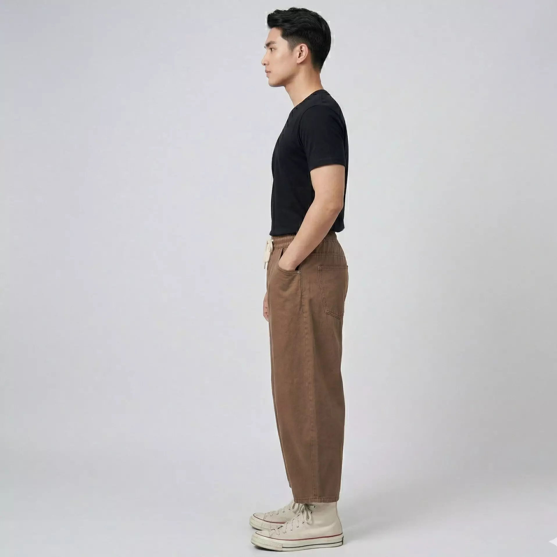 Celana Panjang Jeans Pria - Leon Relaxed Barrel Pants