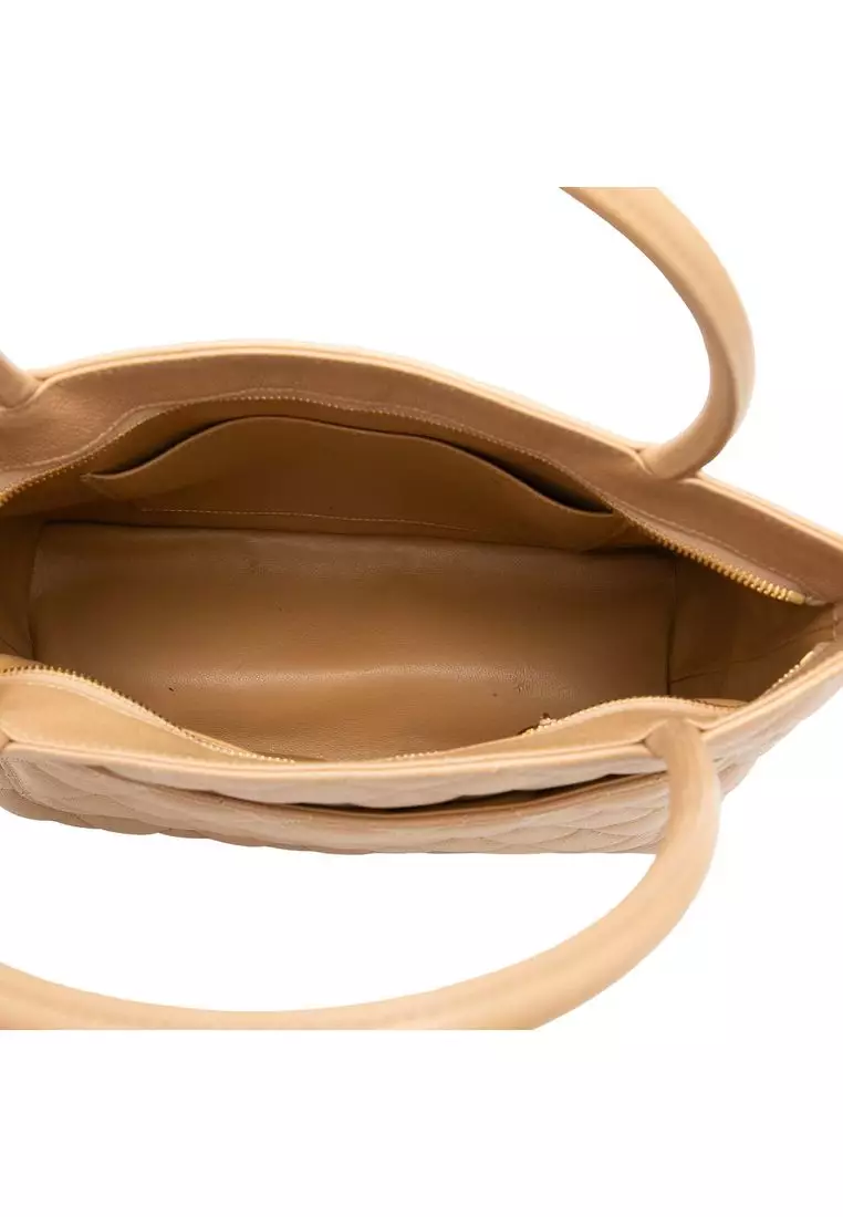 Pre-Loved Chanel Caviar Medallion Tote