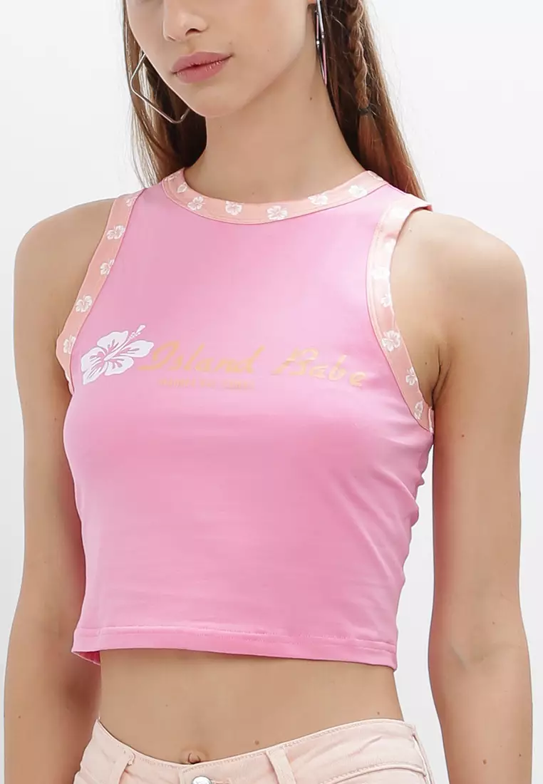 Island Babe Crop Tank Top