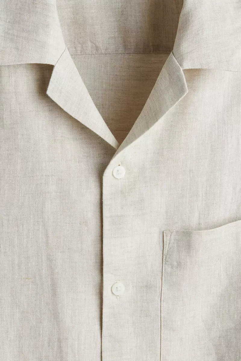 Regular Fit Linen resort shirt