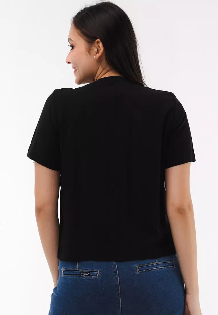 Soft Linen Woven Short Sleeves Blouse