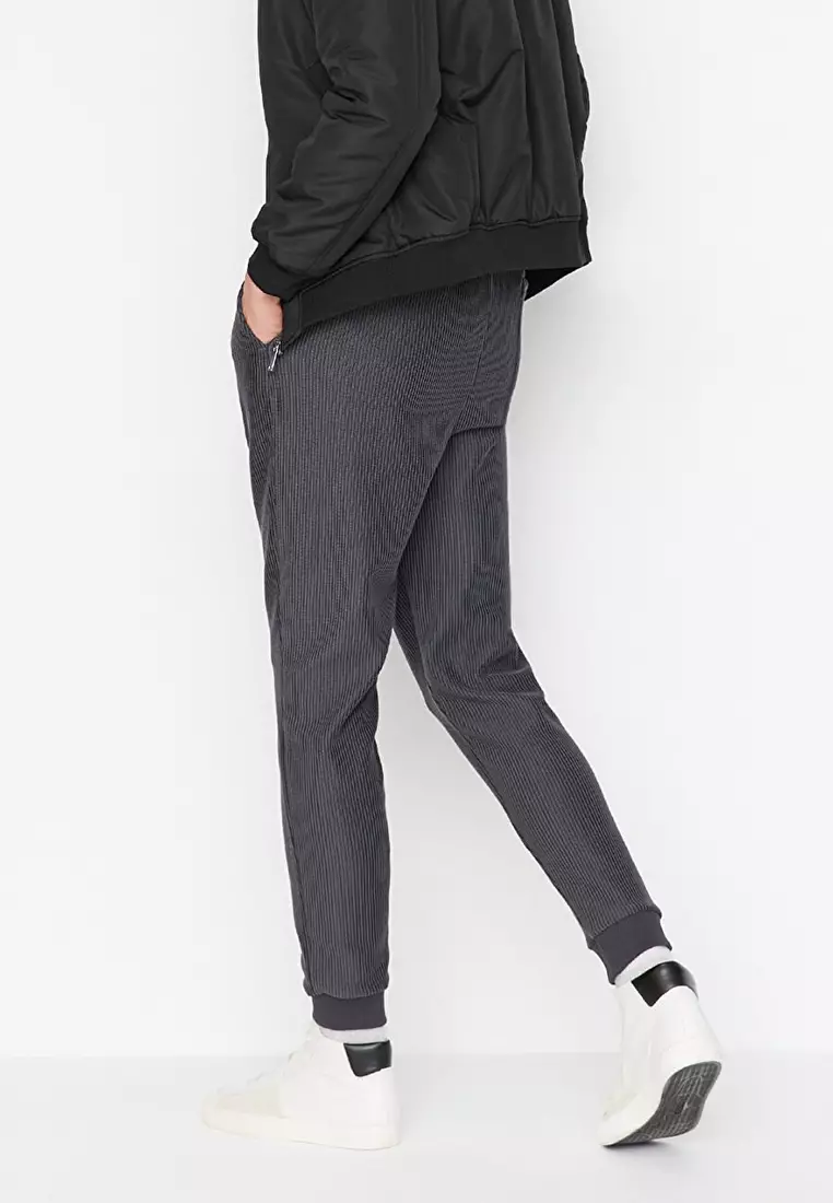 Pinstripe joggers mens store