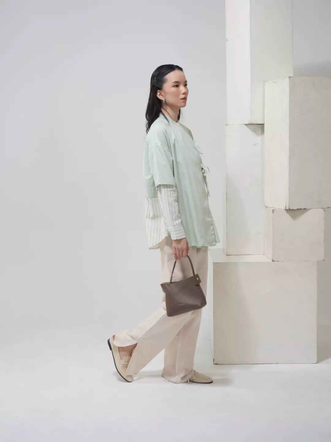 Aleza - Saba Shirt Pale Green