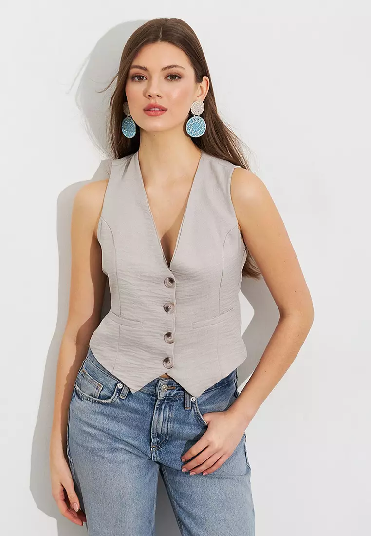 Linen Lined Vest