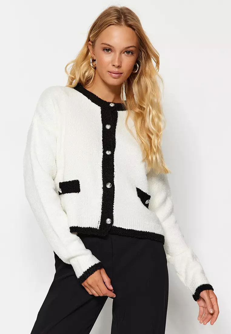 White top cardigan jacket