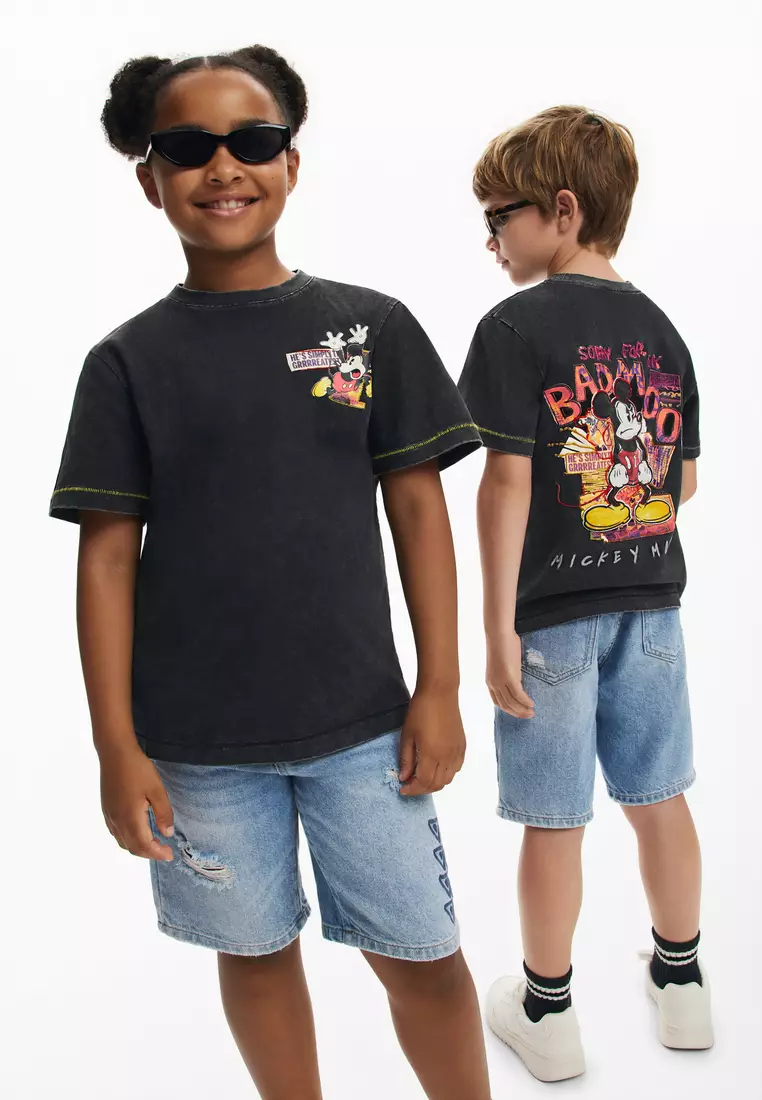 Distressed Mickey Mouse T-shirt