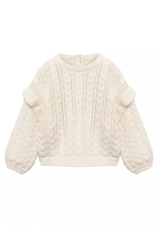 Ruffle Knitted Sweater