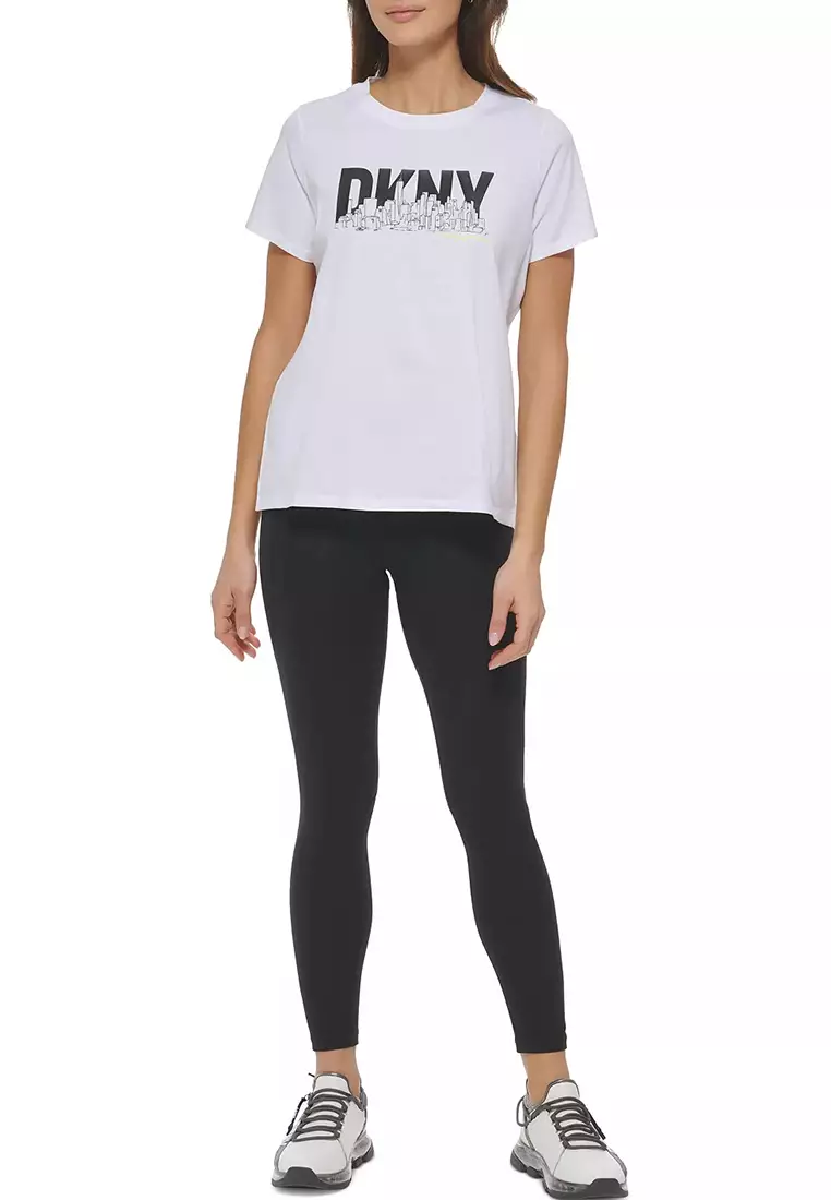 Buy DKNY Skyline Sketch Graphic Tee 2023 Online | ZALORA Philippines