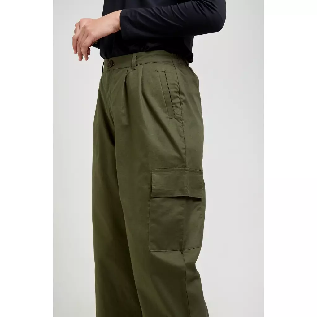 MFMW Xaviera Celana Panjang Kulot Army