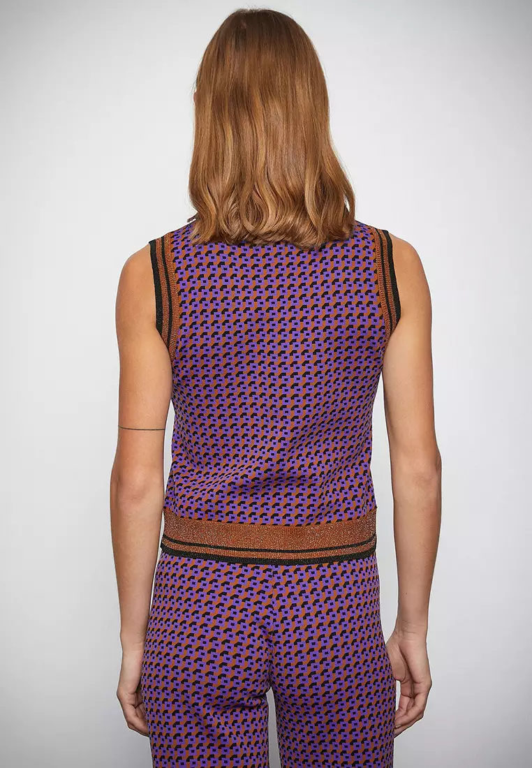 Crowbar Patterned Turtleneck Knitwear