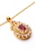 BELLE LIZ red Jacqueline Red Diamonds Gold Necklace F0D5BAC044F6B0GS_4