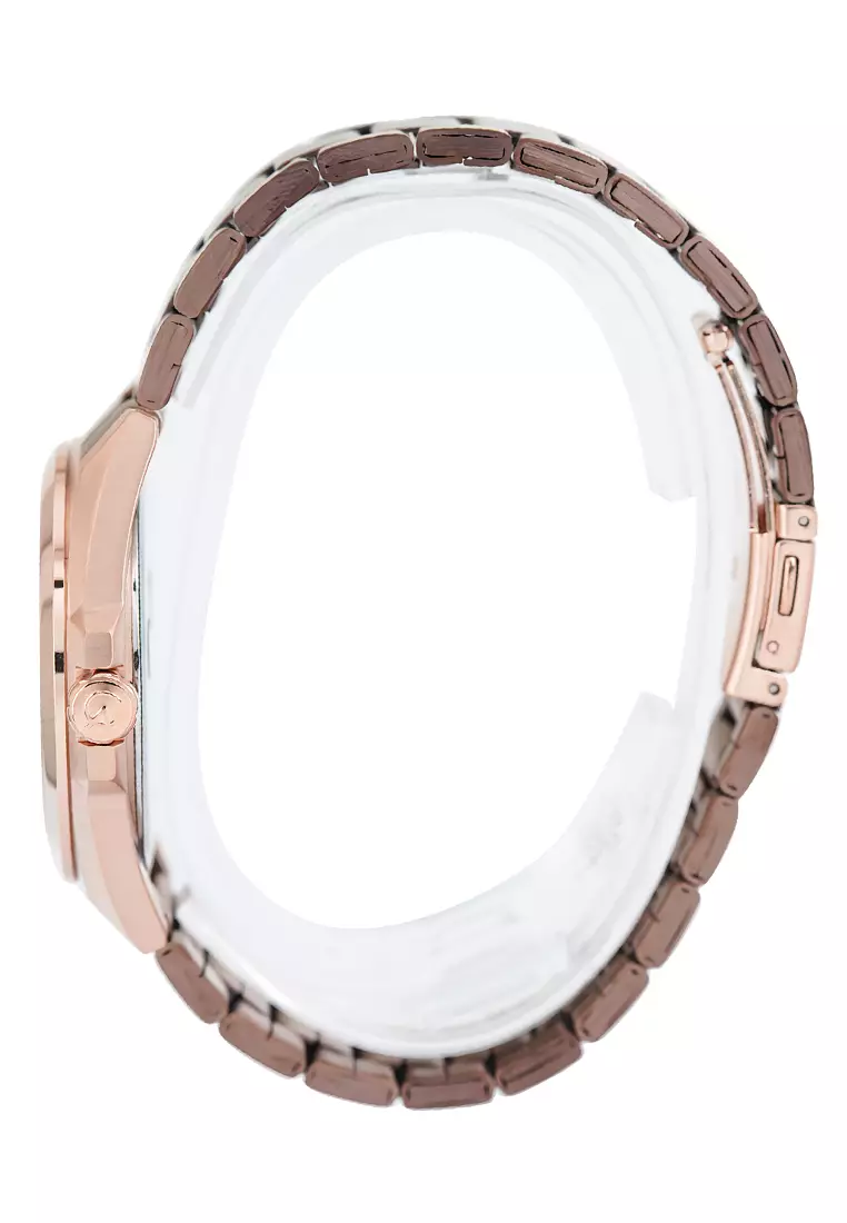 Jam Tangan Pria Alexandre Christie AC 8688 MDBROBO - Rosegold Brown - Stainless Steel