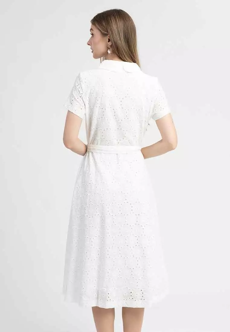 Diana Embroidered Shirt Dress