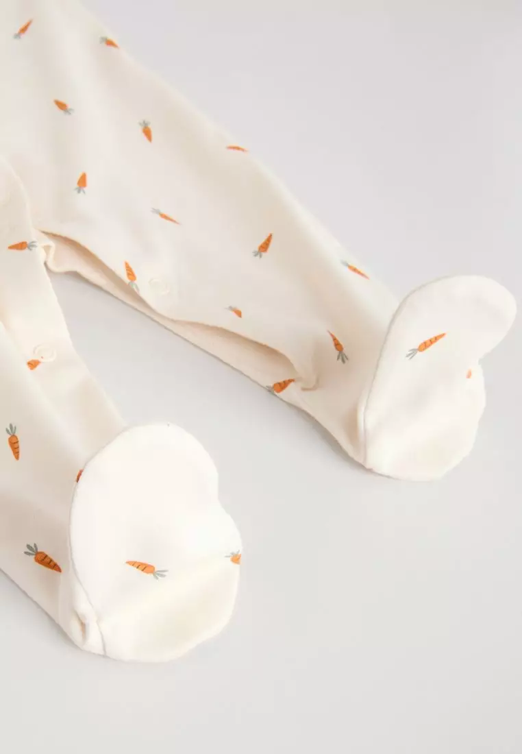 3 Pack Baby Sleepsuits