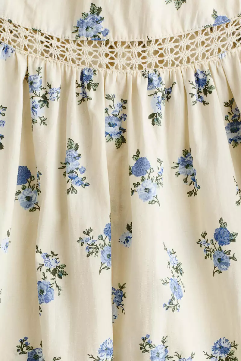 Tie-strap cotton dress
