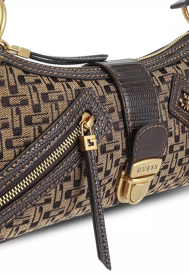 Guess Belle Vintage Top Zip Shoulder Bag 2023 | Buy Guess Online