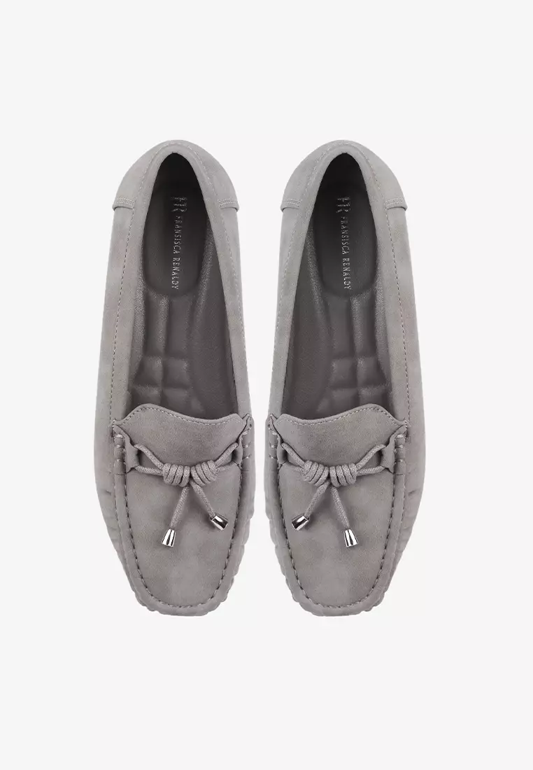 Sepatu Bustong Mules Slip on Wanita L.Hiroko 02 Grey