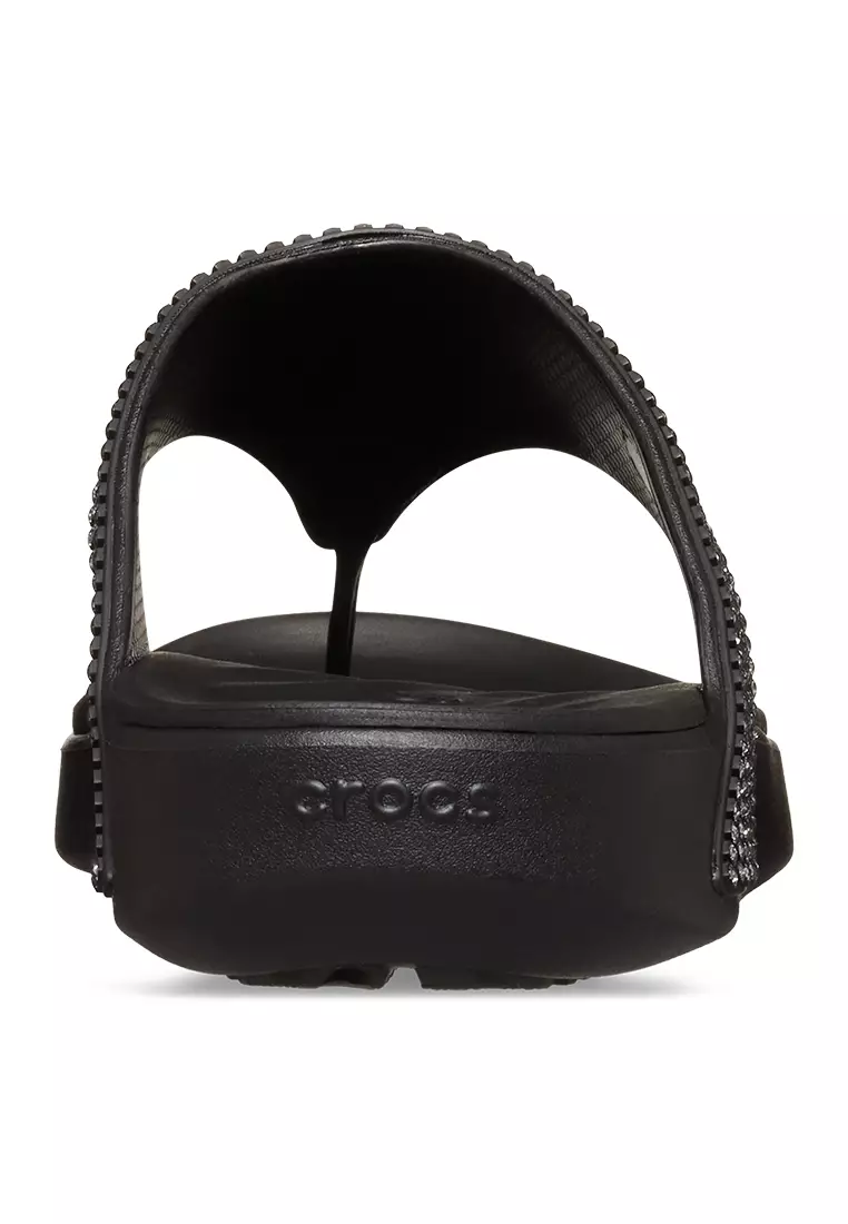 Crocs Women Getaway Gems Triangle Flip Black