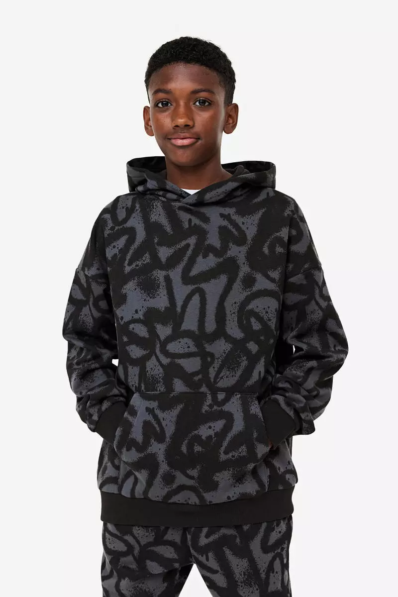 Camo deals hoodie h&m