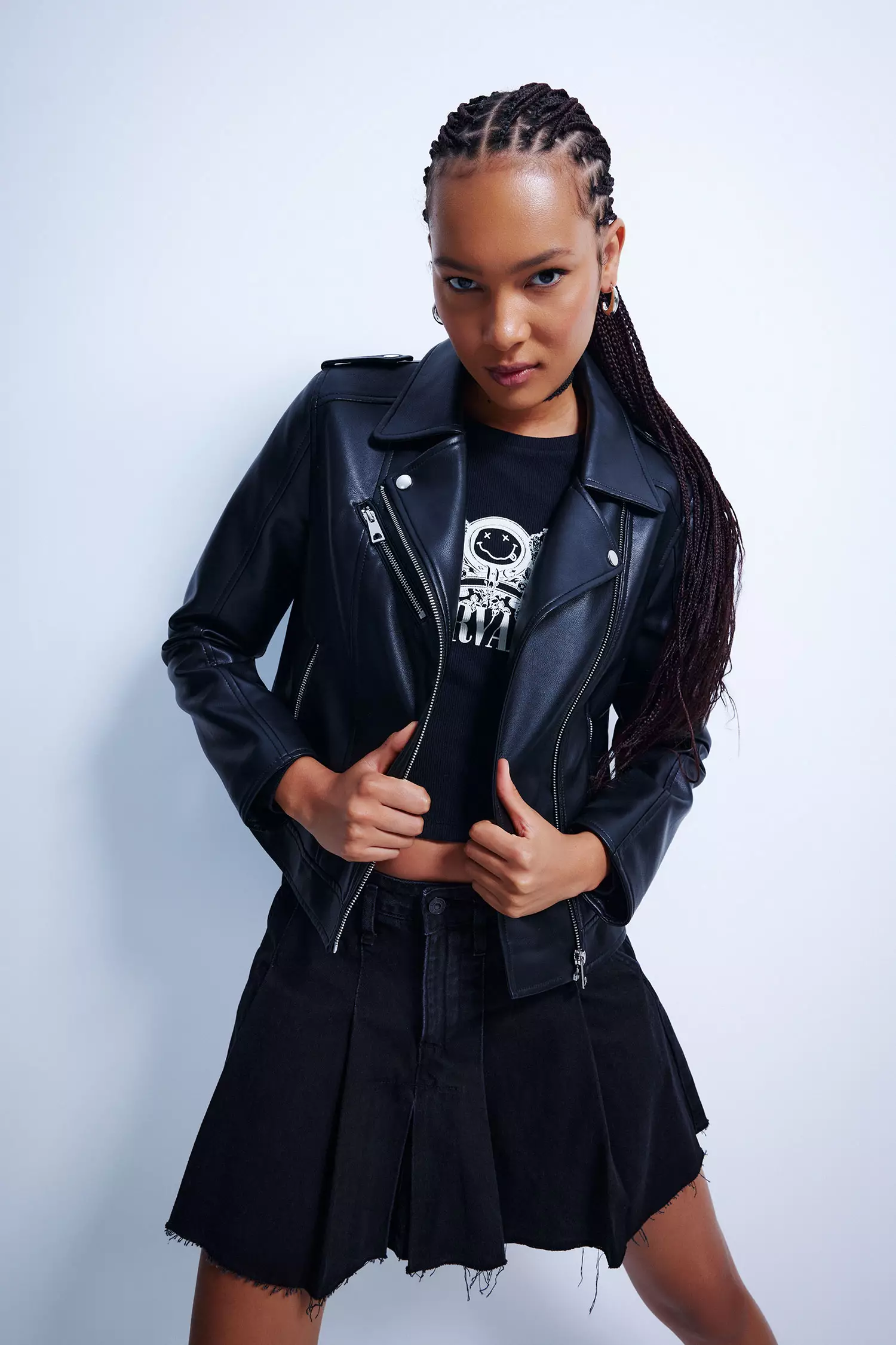 Zalora leather deals jacket