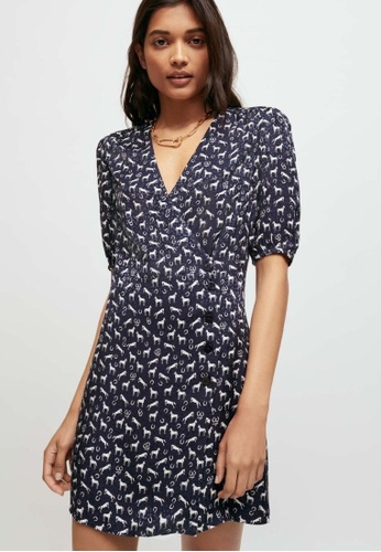 Buy Maje Horse print jacquard dress 2023 Online | ZALORA Singapore