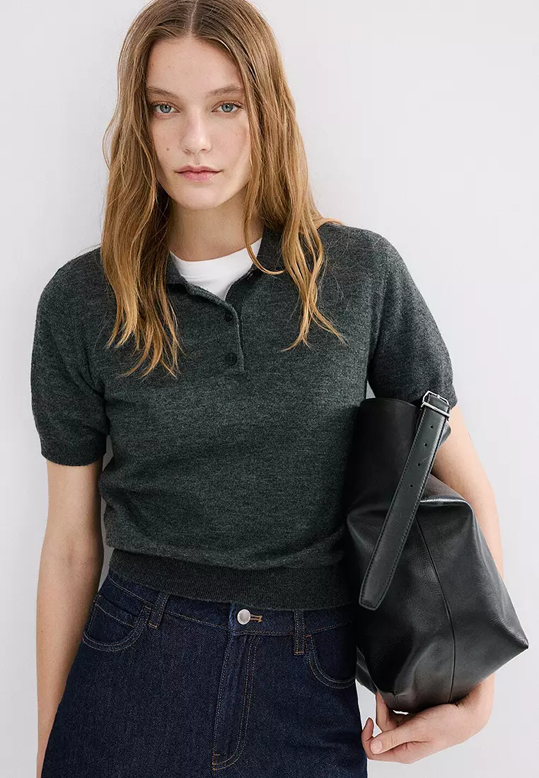 High-Waist Straight-Fit Denim Shorts