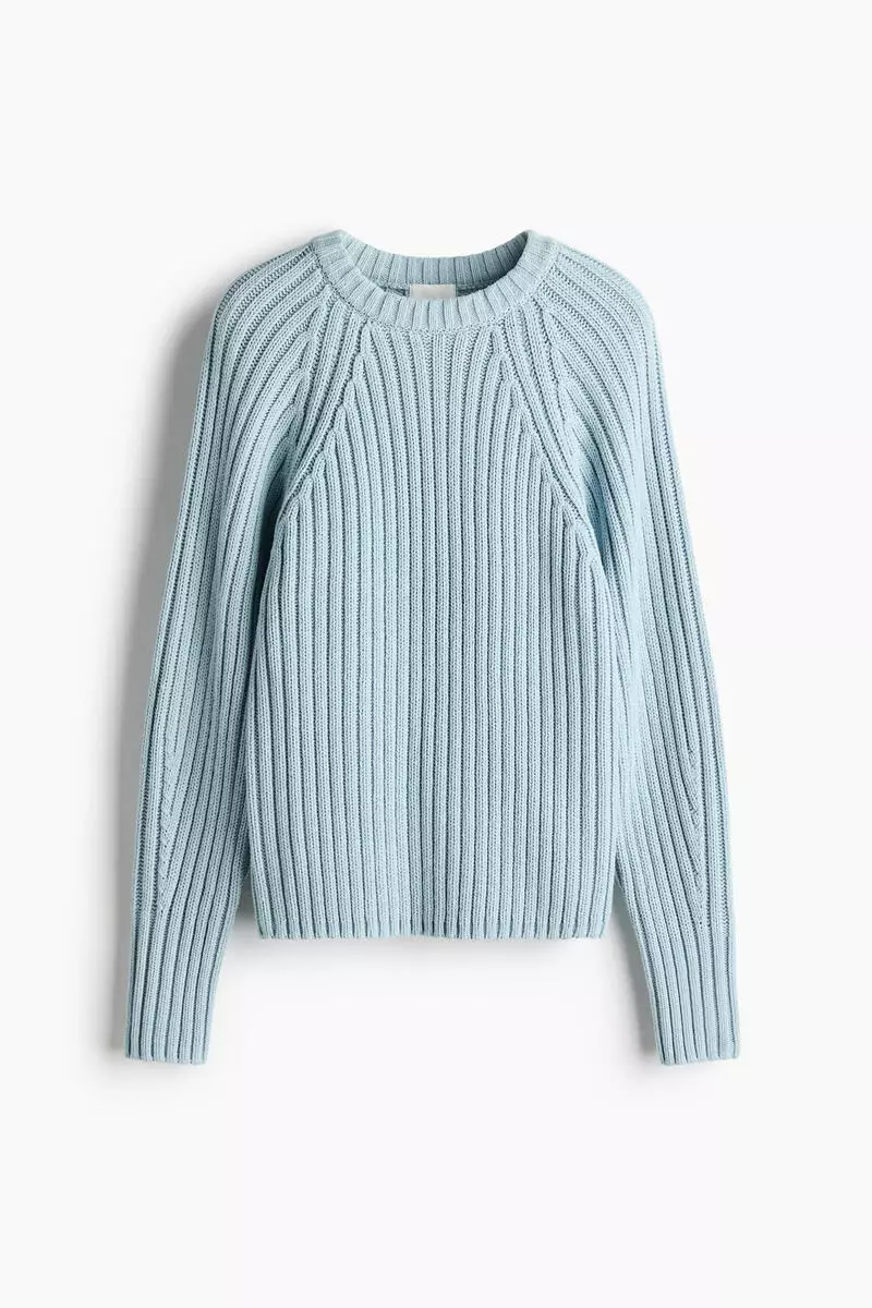 Rib-knit jumper