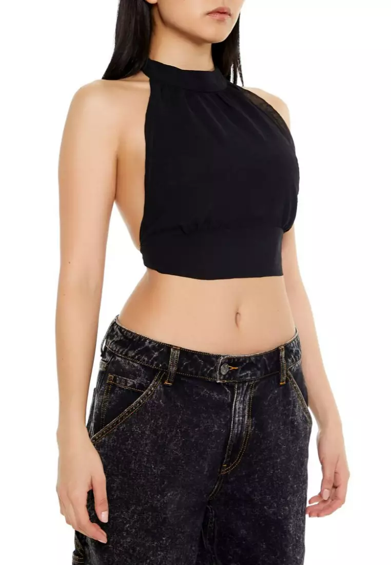 Forever 21 halter crop top new arrivals
