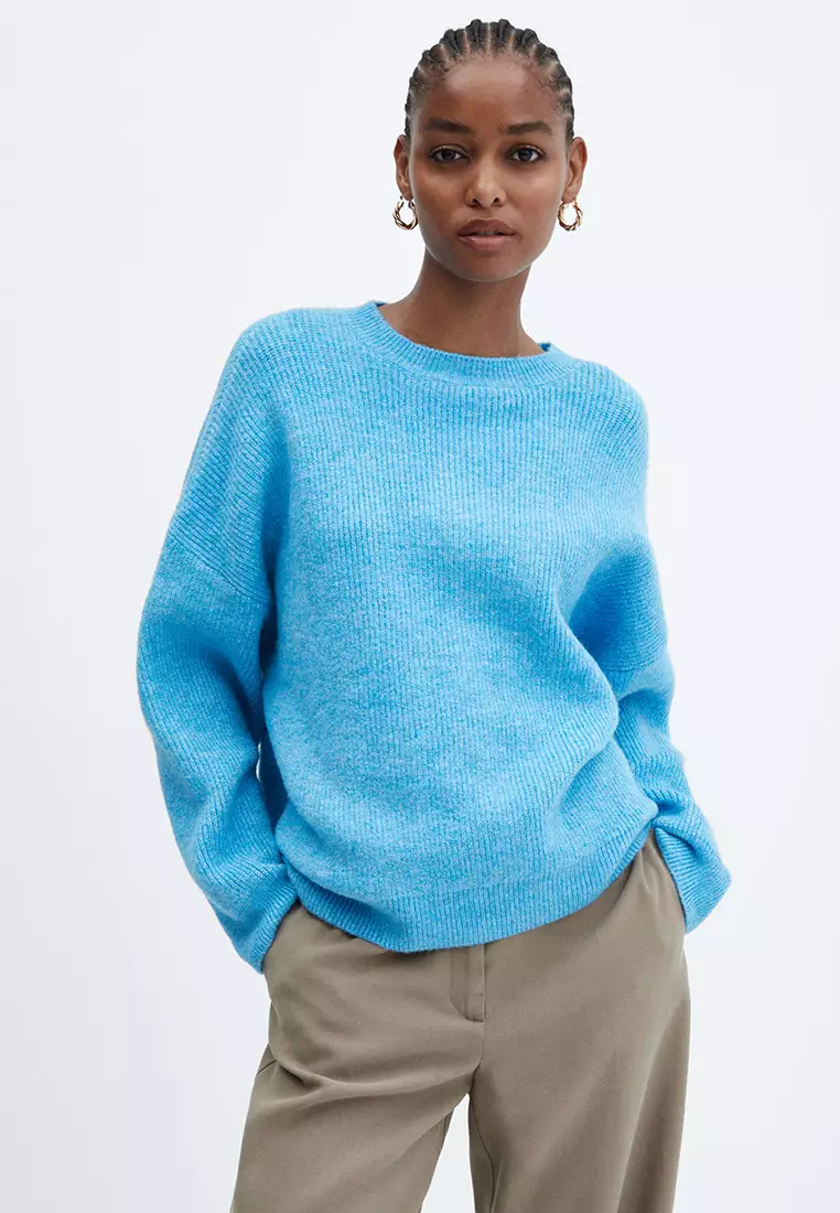 Mango blue jumper sale