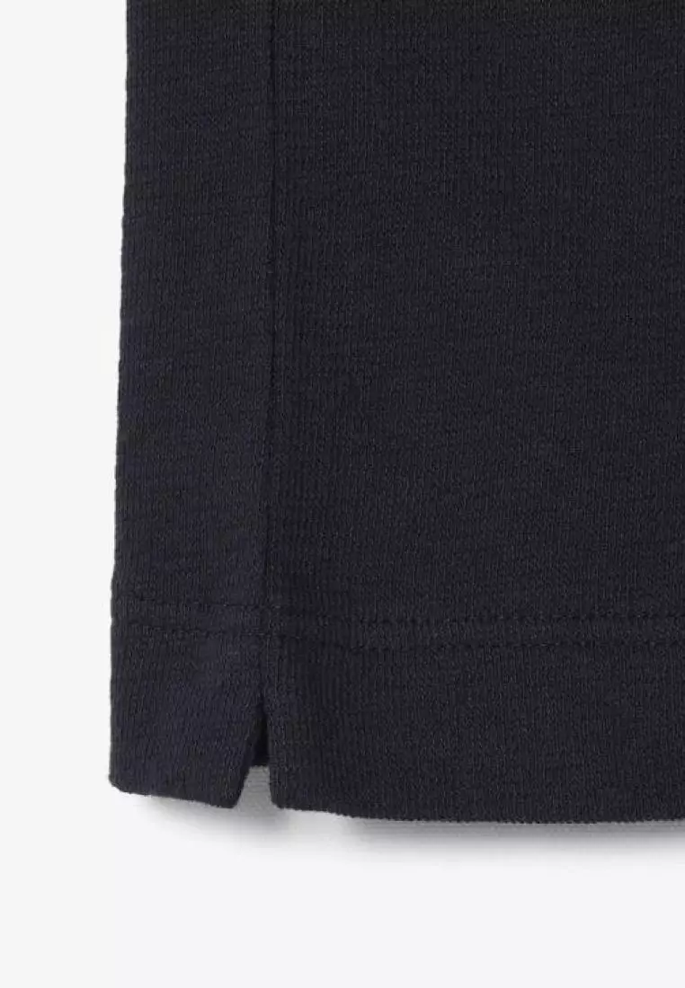 Classic Fit Textured Polo Shirt