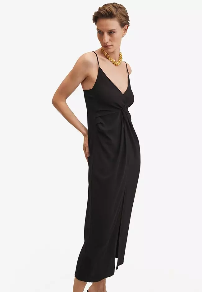 Buy Mango CutOut Ruched Dress 2023 Online ZALORA Philippines