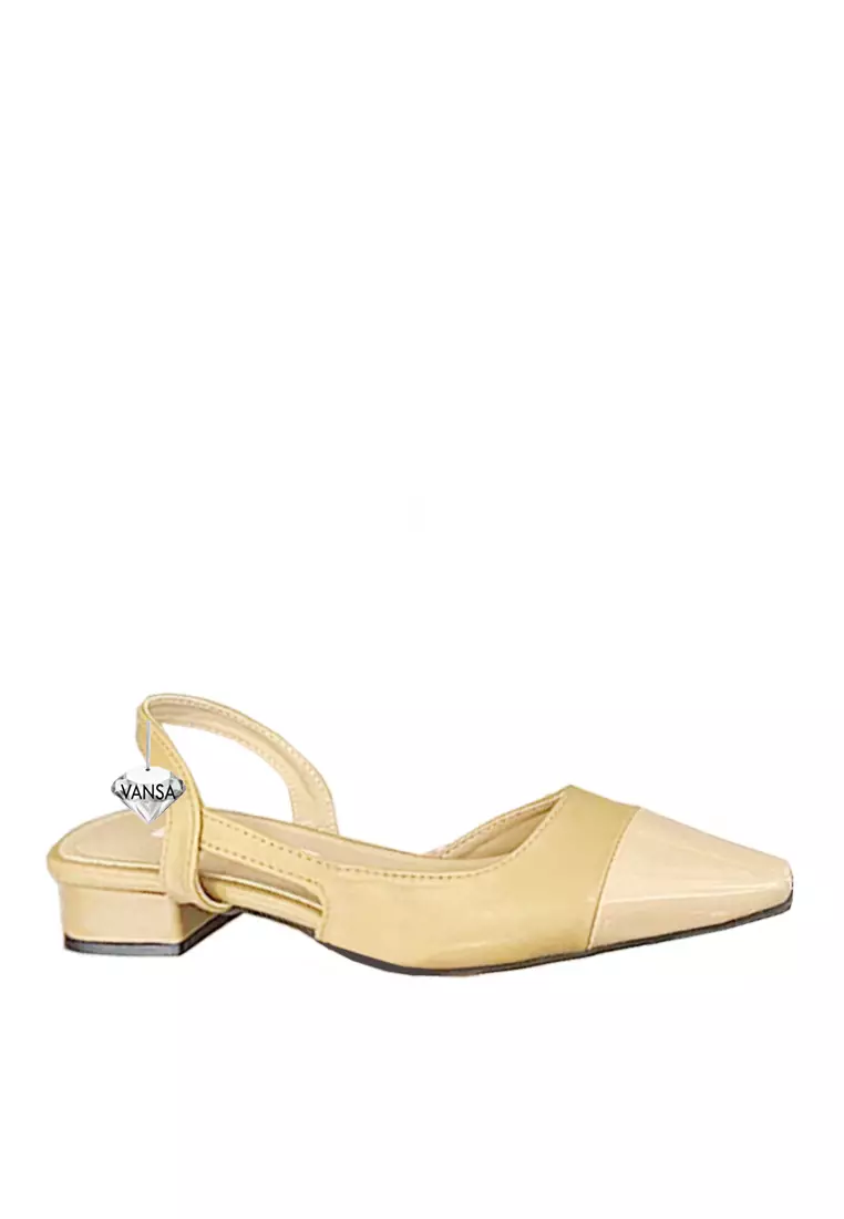 Discount on Twenty Eight Shoes  shoes - SKU: VANSA Fashionable Back Strap Low Heels VSW-F-208