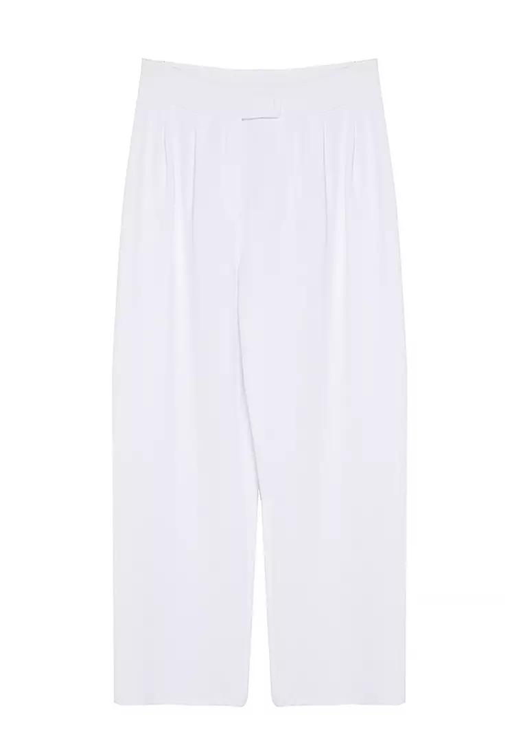 High Waist Wide Leg Trousers
