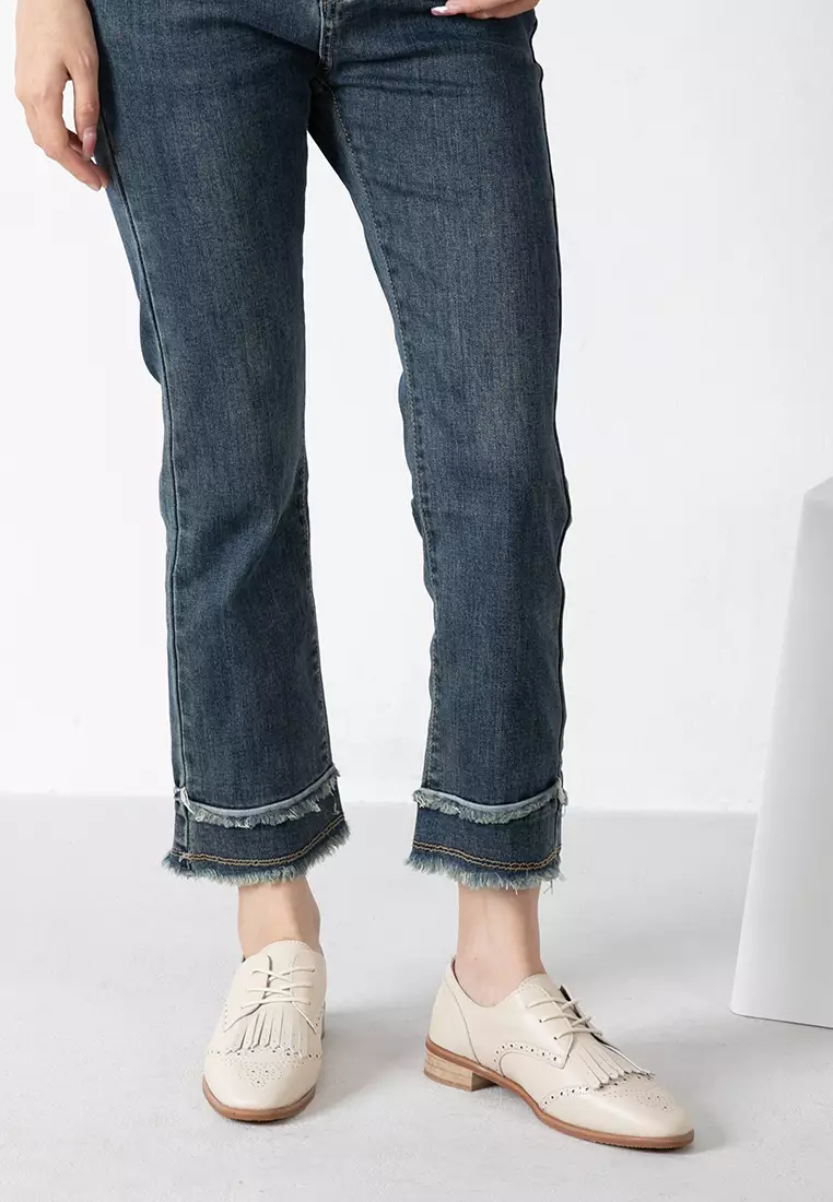 Brogue Leather Tassel Derbys TH926-3