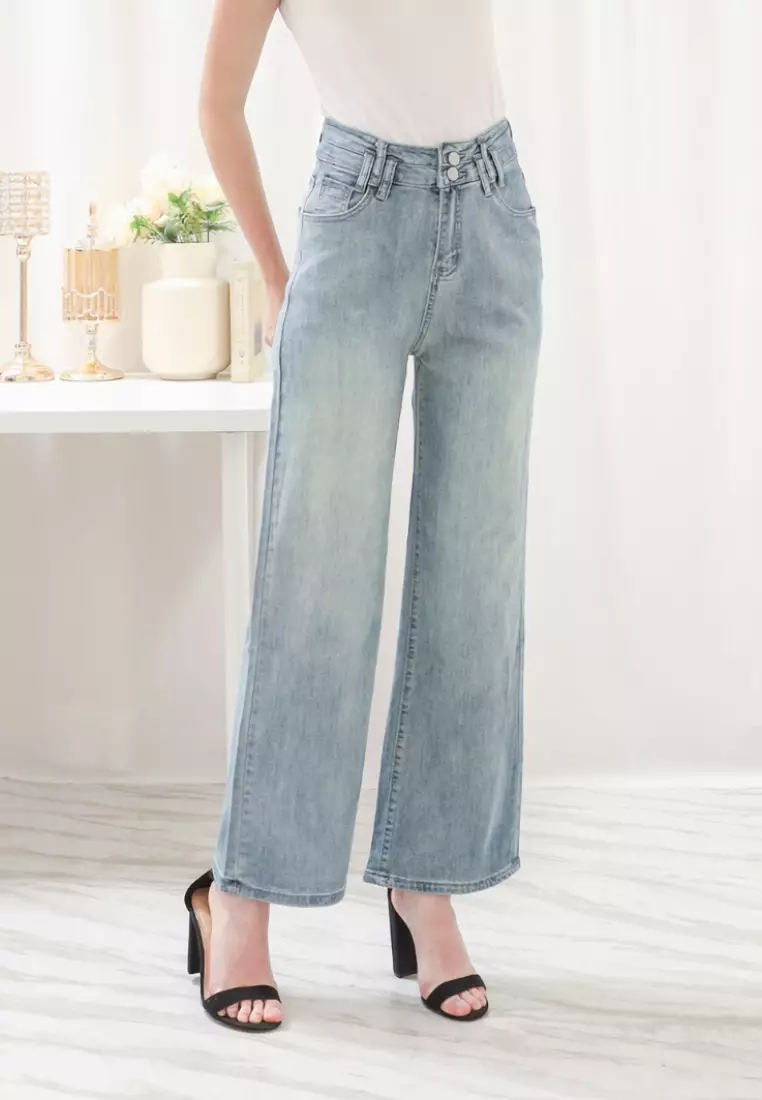 Dionna Jeans Highwaist in Light Blue
