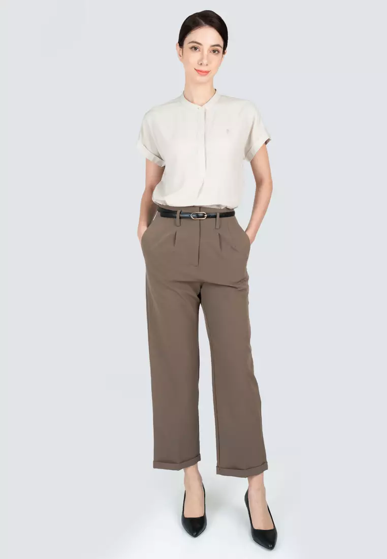 Polo Haus - Women’s Signature Fit High Rise Culotte Pants WBLP001