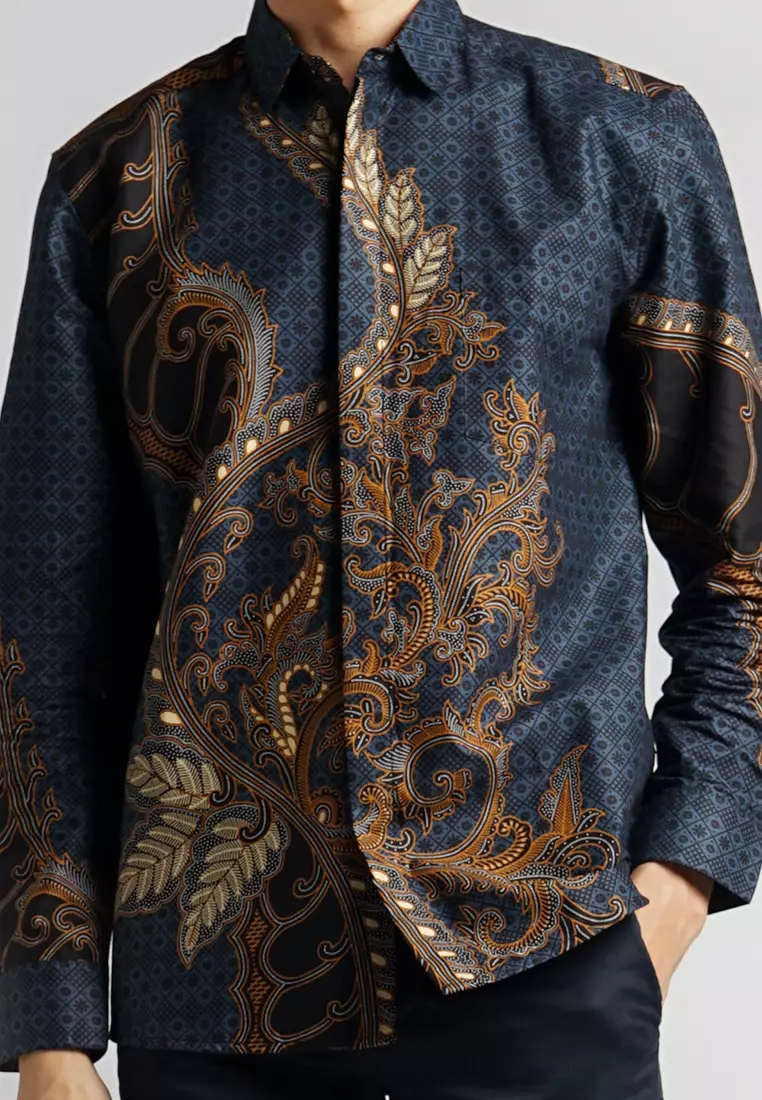 MY AKSA BATIK PRIA KEMEJA PANJANG FURING TRICOT RICHIE RHEA
