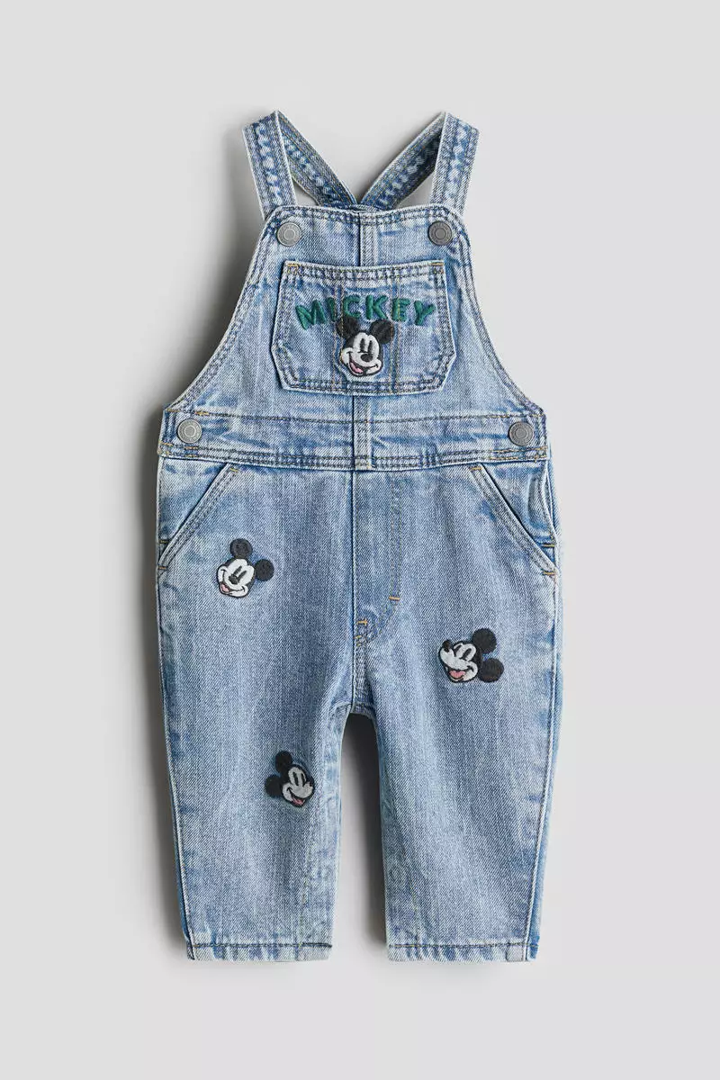 H&m denim overall on sale