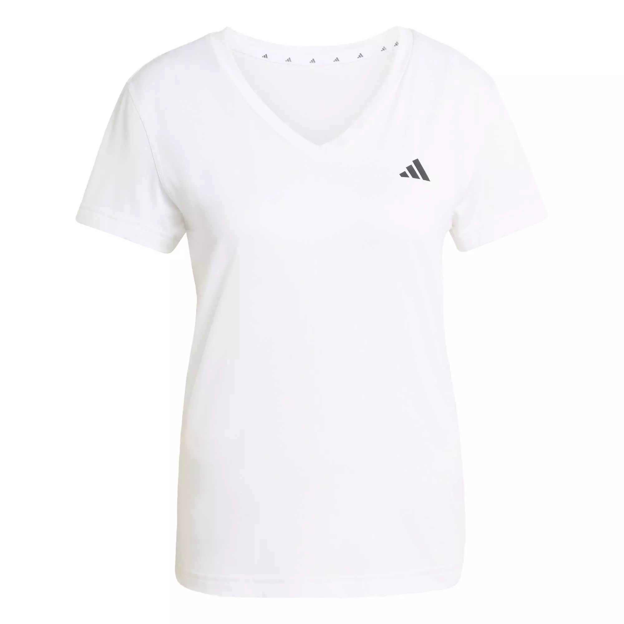 Gym & Training Workout Essentials V-Neck T-Shirt Women White KB9595